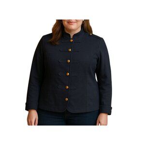 Lane Bryant Military Style Cotton blend Jacket, size 16